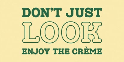 Calm Font Poster 4