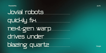 Gragle Font Poster 7