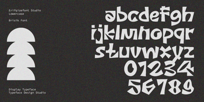 Brisck Font Poster 9