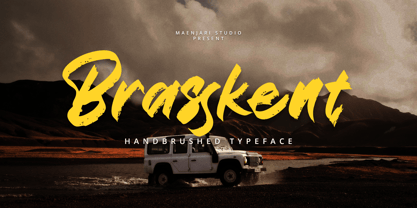 Brasskent Font Poster 1