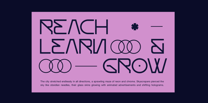 Beamo Font Poster 5