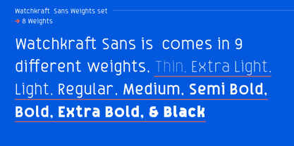 Watchkraft Font Poster 3