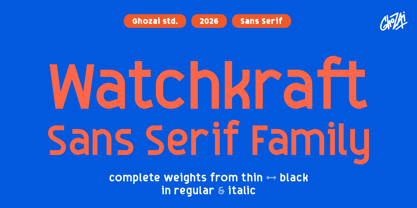 Watchkraft Font Poster 1