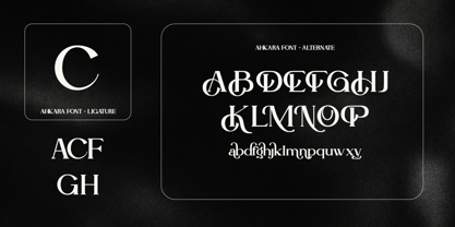 Ahkara Font Poster 5