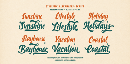 Mocktails Sunday Font Poster 11