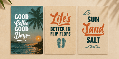 Mocktails Sunday Font Poster 10