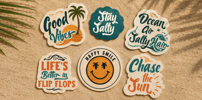 Mocktails Sunday Font Poster 5