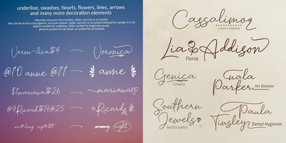 Sparkling Horizon Font Poster 4