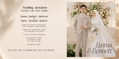 Arvelis Font Poster 2