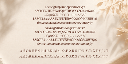 Arvelis Font Poster 6