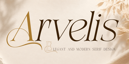 Arvelis Font Poster 7