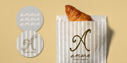 La Rose Pastry Font Poster 3