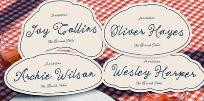 La Rose Pastry Font Poster 6