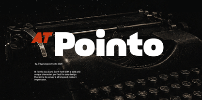 AT Pointo Font Poster 1