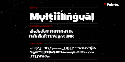 AT Pointo Font Poster 10