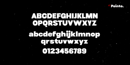 AT Pointo Font Poster 9