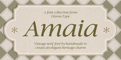 Amaia Font Poster 1