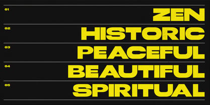 Gyatho Font Poster 5