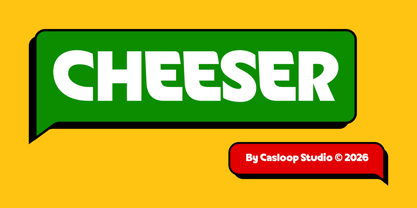 Cheeser Font Poster 1