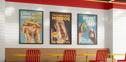 Cheeser Font Poster 10