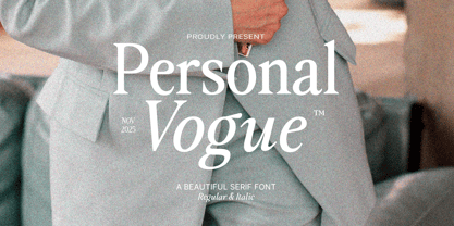 Personal Vogue Font Poster 1