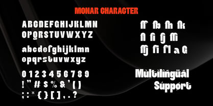 Monar Font Poster 10