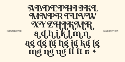 Navilon Font Poster 7