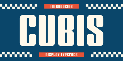 Cubis Font Poster 1