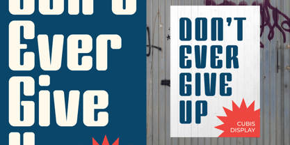 Cubis Font Poster 7