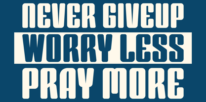 Cubis Font Poster 3