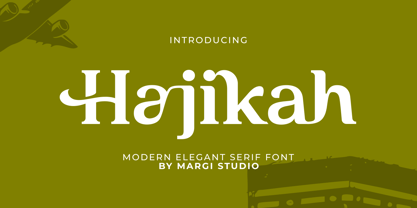Hajikah Font Poster 1