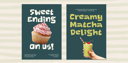 Bloby Crash Font Poster 3