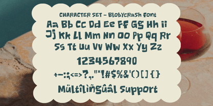 Bloby Crash Font Poster 11