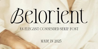 Belorient Font Poster 1