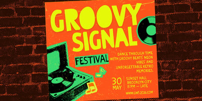 Funker Font Poster 5