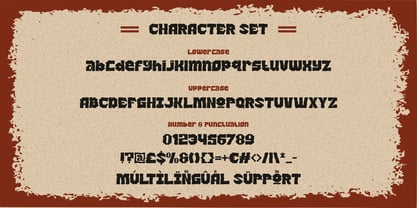 Broken Rivet Font Poster 5