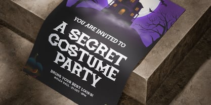 Wicked Night Font Poster 10