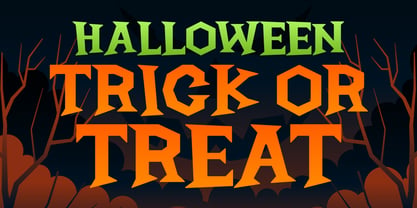 Wicked Night Font Poster 5