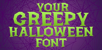 Wicked Night Font Poster 2