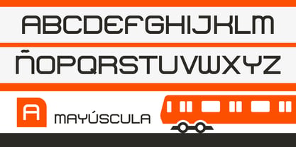 Tipo Metro CDMX Font Poster 3