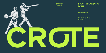 Crote Font Poster 1