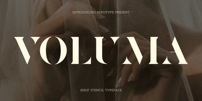 Voluma Font Poster 1