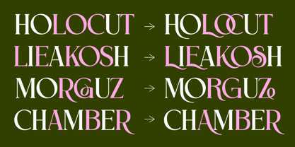 Glique Font Poster 13