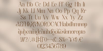 Raquam Font Poster 5