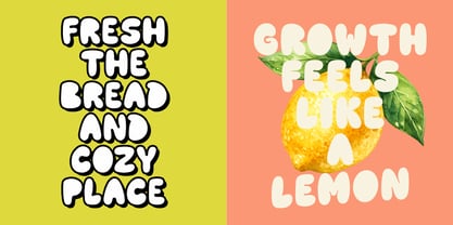 Dough Nougat Font Poster 7