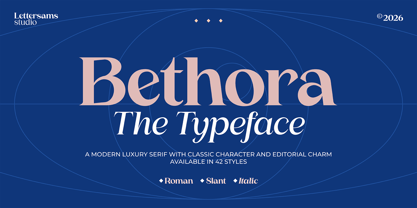 Bethora Font Poster 1