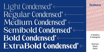 Bethora Font Poster 9
