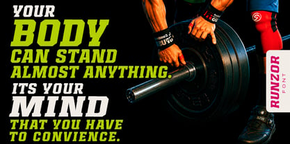 Runzoe Font Poster 7