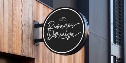 Bumgreks Signature Font Poster 5