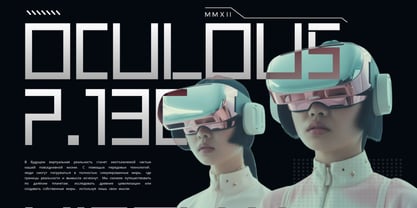 Cybernex Font Poster 3